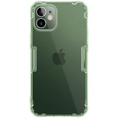 TPU чохол Nillkin Nature Series для Apple iPhone 12 mini (5.4") Темно-зелений (прозорий)
