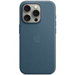 Чехол FineWoven (AAA) with MagSafe для Apple iPhone 15 Pro Max (6.7") Pacific Blue