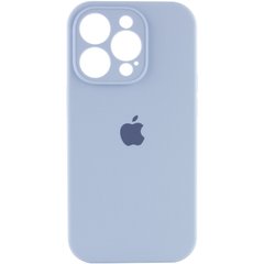 Чохол Silicone Case Full Camera Protective (AA) для Apple iPhone 15 Pro Max (6.7") Блакитний / Lilac Blue