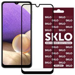 Защитное стекло SKLO 3D (full glue) для Samsung Galaxy A72 4G / A72 5G Черный