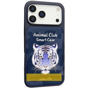 TPU+PC чехол Animal Club для Apple iPhone 16 Pro Max (6.9") Royal Blue