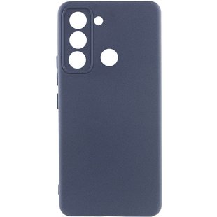 Чехол Silicone Cover Lakshmi Full Camera (A) для TECNO Spark 8C Синий / Midnight Blue