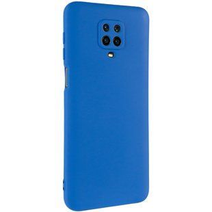 Чохол TPU GETMAN Liquid Silk Full Camera для Xiaomi Redmi Note 9s / Note 9 Pro / Note 9 Pro Max Синій / Royal blue