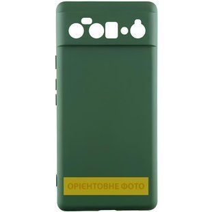 Чехол TPU GETMAN Liquid Silk Full Camera для Google Pixel 10 Pro Зеленый / Dark green