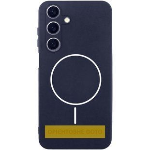 Чехол Silicone Cover Lakshmi Full Camera (AA) with Magnetic Fit для Samsung Galaxy A07 Темно-синий / Midnight blue