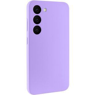 Чохол Silicone Cover Lakshmi Full Camera (AAA) для Samsung Galaxy S23 Бузковий / Dasheen