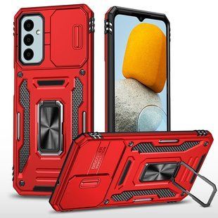 Ударопрочный чехол Camshield Army Ring для Samsung Galaxy M14 5G Красный / Red