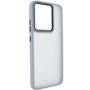 Чехол TPU+PC Lyon Frosted для Motorola Moto E40 Sierra Blue