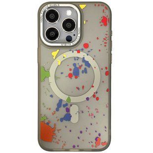 Чехол TPU+PC Flush with MagSafe для Apple iPhone 14 Pro Max (6.7") Titanium grey