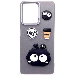 Чехол TPU Leather Toys для Apple iPhone 17 Air (6.5") Monster / Grey