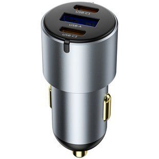 АЗУ WIWU CC032 Nano Pro PD60W+QC3.0 (1USB-A/2C) Gray