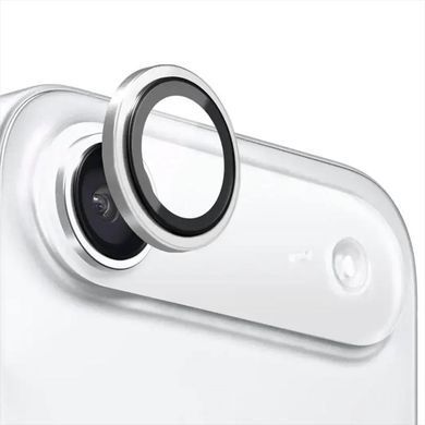 Защитное стекло Metal Classic на камеру (в упак.) для Apple iPhone 17 Air (6.5") Серебряный / Silver