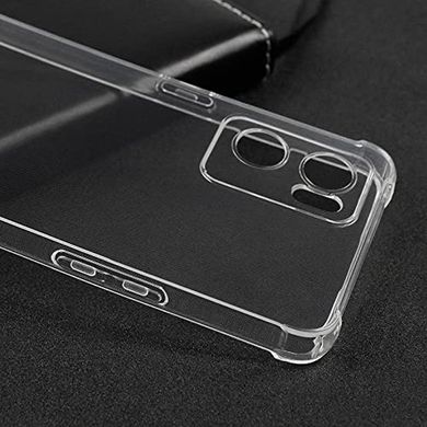 TPU чехол GETMAN Ease logo усиленные углы Full Camera для OnePlus Nord N20 SE Бесцветный (прозрачный)