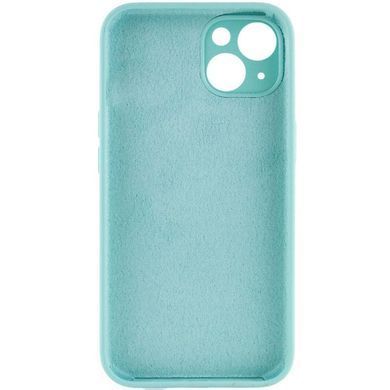 Чохол Silk Full Camera Protective (AA) NO LOGO для Apple iPhone 13 (6.1") Бірюзовий / Marine Green