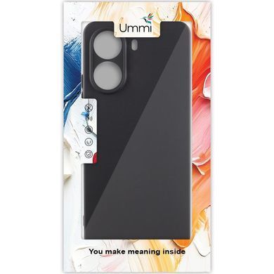 Чехол Silicone Cover Ummi Lakshmi Full Camera (AA) для Motorola Edge 50 Fusion Черный / Black