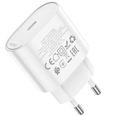 СЗУ Hoco C109A Fighter PD20W (1USB-C) White