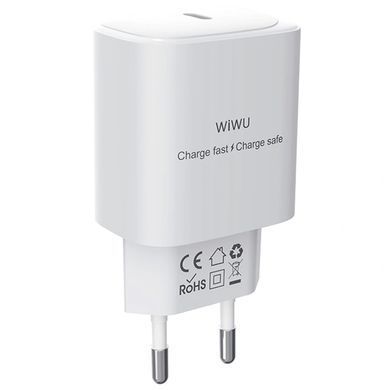 СЗУ WIWU G008 Essen PD30W GaN (1USB-C) White