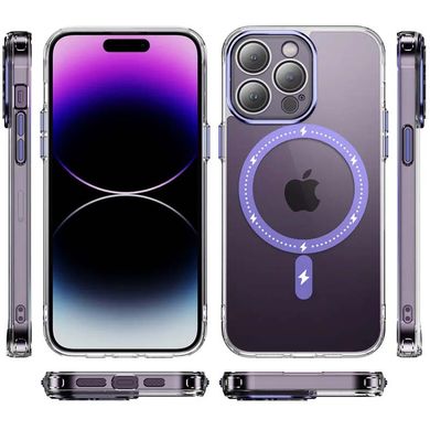 Чехол TPU+PC Colorful with MagSafe для Apple iPhone 14 Pro (6.1") Purple