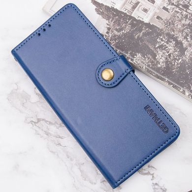 Кожаный чехол книжка GETMAN Gallant (PU) для Xiaomi Redmi 14C / Poco C75 Синий