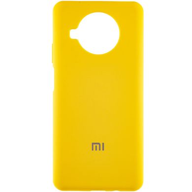 Чехол Silicone Cover Full Protective (AA) для Xiaomi Mi 10T Lite / Redmi Note 9 Pro 5G Желтый / Yellow