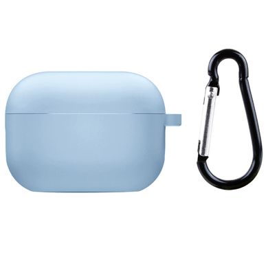 Уценка Силиконовый футляр с микрофиброй для наушников Airpods 3 Дефект упаковки / Голубой / Lilac Blue