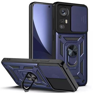 Чохол Ummi Camshield Serge Ring для Xiaomi 12T / 12T Pro Синій