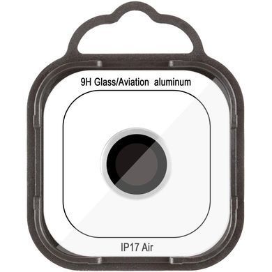 Защитное стекло Metal Classic на камеру (в упак.) для Apple iPhone 17 Air (6.5") Серебряный / Silver