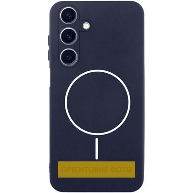 Чехол Silicone Cover Lakshmi Full Camera (AA) with Magnetic Fit для Samsung Galaxy A07 Темно-синий / Midnight blue