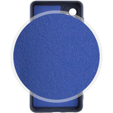 Чехол Silicone Cover Lakshmi Full Camera (A) для Samsung Galaxy A05s Синий / Midnight Blue