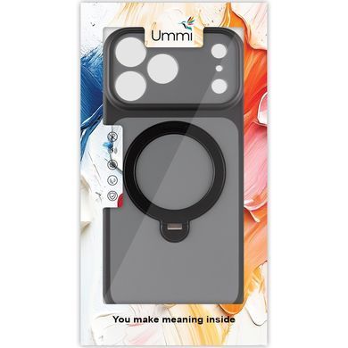 Чехол Ummi Full Camera with Magnetic Fit HQ Ring для Apple iPhone 17 Pro Max (6.9") Black