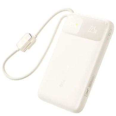 Портативний ЗП Power Bank Baseus EnerFill FC11 PD22.5W with cable 10000 mAh (E0027R) Biege