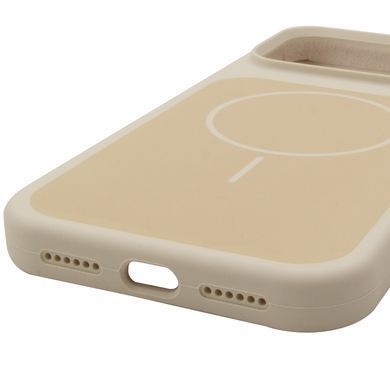 Чохол Silk Duo Color (AA) NO LOGO with Magnetic Fit для Apple iPhone 17 Pro Max (6.9") Antique White