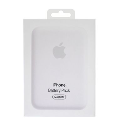 Уцінка Портативний зарядний пристрій Power Bank MagSafe Battery з БЗП 1460 mAh for Apple (АА)(box) Естетичний дефект / White