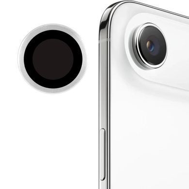 Защитное стекло Metal Classic на камеру (в упак.) для Apple iPhone 17 Air (6.5") Серебряный / Silver