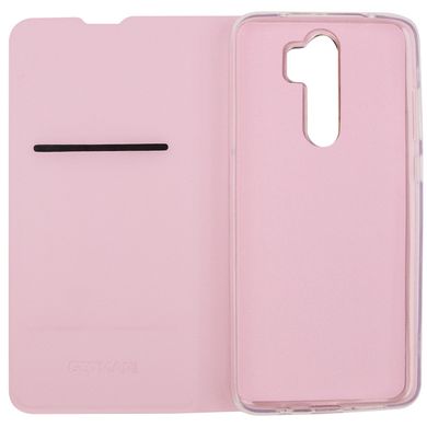 Шкіряний чохол книжка GETMAN Elegant (PU) для Xiaomi Redmi Note 8 Pro Рожевий