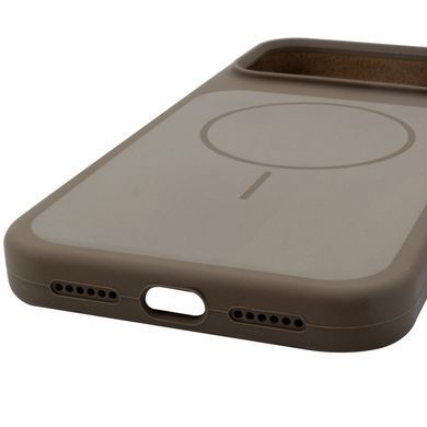 Чохол Silk Duo Color (AA) NO LOGO with Magnetic Fit для Apple iPhone 17 Pro / 18 Pro (6.3") Brown