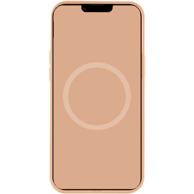 Чехол Silicone case (AAA) full with Magsafe and Animation для Apple iPhone 15 Plus (6.7") Оранжевый / Orange Sorbet