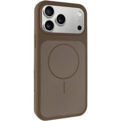 Чохол Silk Duo Color (AA) NO LOGO with Magnetic Fit для Apple iPhone 17 Pro / 18 Pro (6.3") Brown
