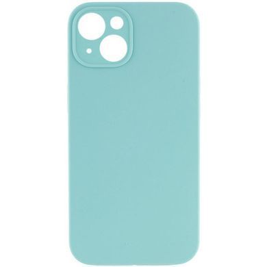 Чохол Silk Full Camera Protective (AA) NO LOGO для Apple iPhone 13 (6.1") Бірюзовий / Marine Green