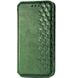 Шкіряний чохол книжка GETMAN Cubic (PU) для Xiaomi Mi 10 Lite Зелений фото 1