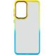 Чехол TPU+PC Fresh sip series для Samsung Galaxy A33 5G Бирюзовый / Оранжевый фото 2