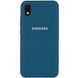 Чехол Silicone Cover Full Protective (AA) для Samsung Galaxy M01 Core / A01 Core Синий / Cosmos Blue