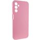 Чехол Silicone Cover Lakshmi Full Camera (AAA) для Samsung Galaxy A24 4G Розовый / Light pink фото 2