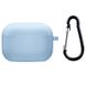 Уценка Силиконовый футляр с микрофиброй для наушников Airpods 3 Дефект упаковки / Голубой / Lilac Blue фото 1