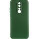 Чехол TPU GETMAN Liquid Silk Full Camera для Xiaomi Redmi 8 Зеленый / Dark green фото 2