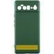 Чехол TPU GETMAN Liquid Silk Full Camera для Google Pixel 10 Pro Зеленый / Dark green