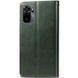 Кожаный чехол-книжка GETMAN Gallant (PU) для Xiaomi Redmi Note 10 / Note 10s Зеленый фото 2