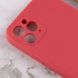 Силиконовый чехол Candy Full Camera для Apple iPhone 11 Pro Max (6.5") Красный / Camellia фото 3