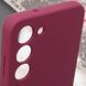 Чехол Silicone Cover Lakshmi Full Camera (AAA) для Samsung Galaxy S22 Бордовый / Plum фото 6