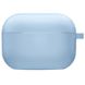 Уценка Силиконовый футляр с микрофиброй для наушников Airpods 3 Дефект упаковки / Голубой / Lilac Blue фото 2
